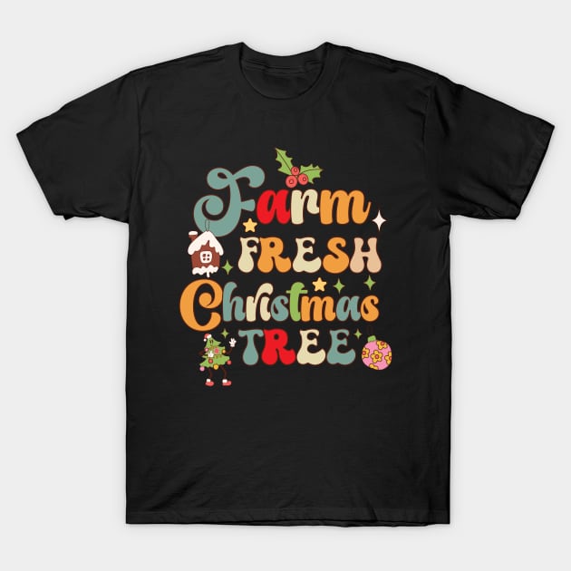 Farm Fresh Christmas Tree T-Shirt by MZeeDesigns
